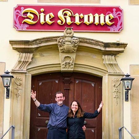 Gasthof Die Krone Schwäbisch Hall Esterno foto