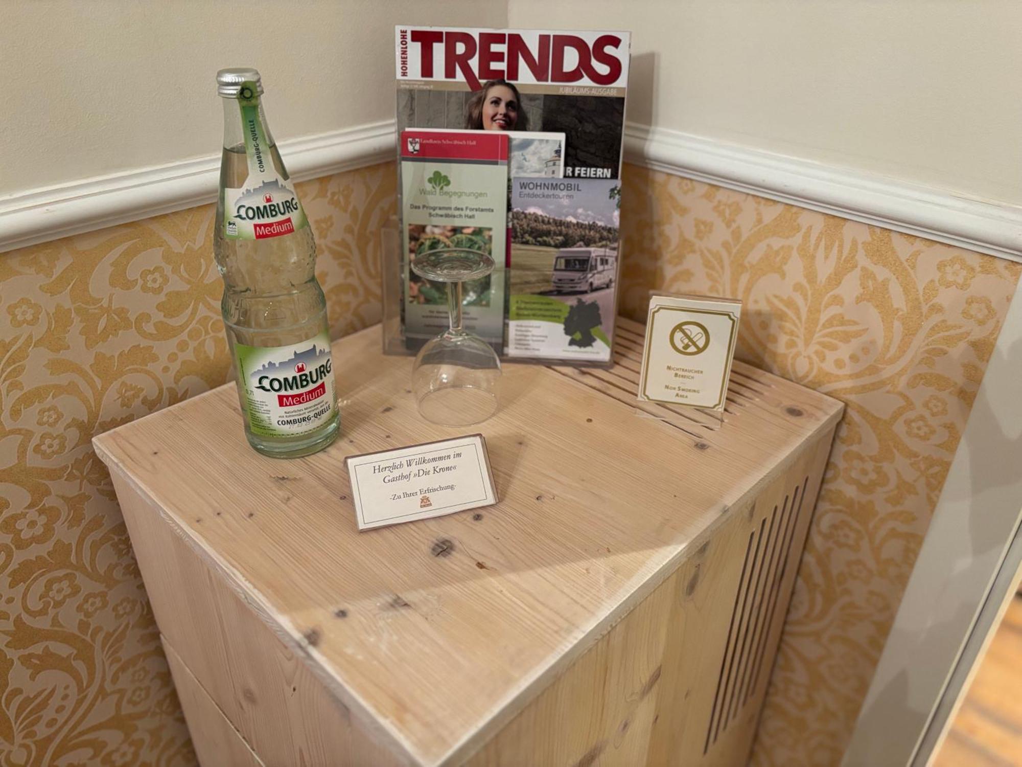 Gasthof Die Krone Schwäbisch Hall Esterno foto